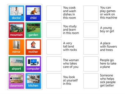 English YLE Movers Vocabulary (Medium)