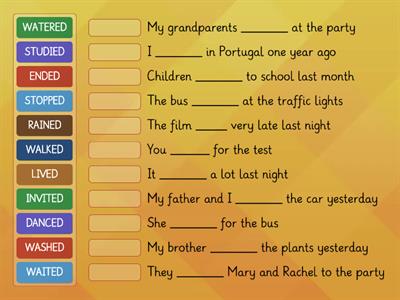 REGULAR VERBS