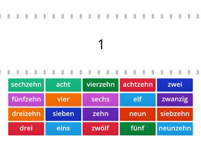 Zahlen 0-20