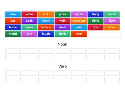 Noun and Verb - SORT