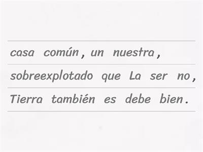 OBJETIVO 6: Espiritualidad Ecológica (Reflexión Ecológica)