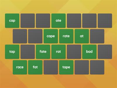 long and short A & I vowel sounds 