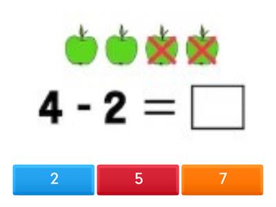 10以內的減法(有圖示)