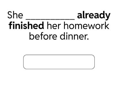 Past Simple, Past Continous and Past Perfect (type only 1 word!)