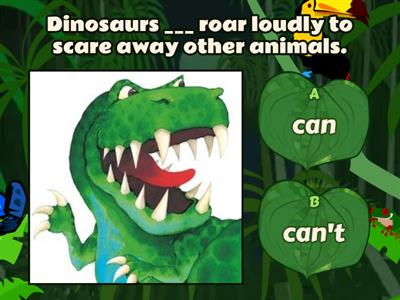 6.2. Can, can't; could, couldn't