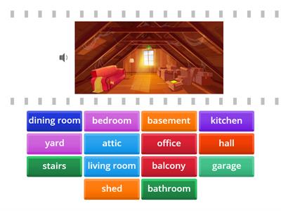 Find the Match - Parts of the House