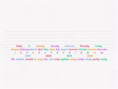 Sharing Time Whiteboard - Big/Middle Class