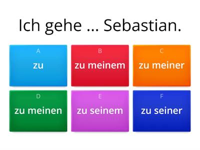  Zu wem? Präposition zu+Dativ. Lektion 13. Beste Freunde A1.2