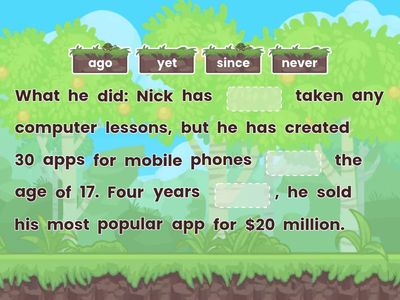 present perfect tense 3-gap