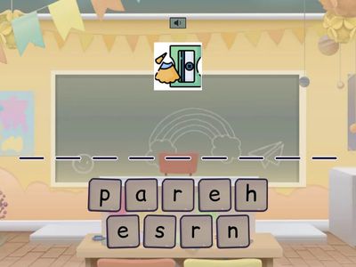 SCHOOL OBJECTS ORDER NAME