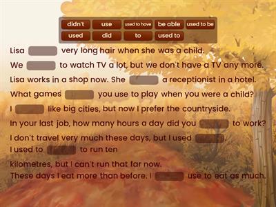 Used to. Grammar in use