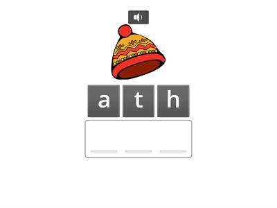 Move the letter to spell a word that matches the picture