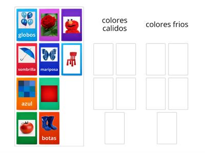 colores fríos y cálidos