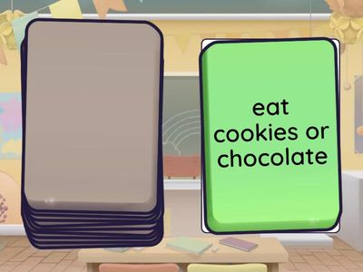 Preferences (I would prefer) Choose things