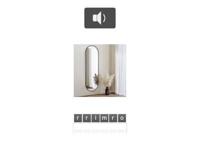 Unscramble the word 解开单词的字母顺序