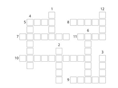 Hiszpański - krzyżówka