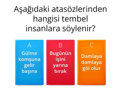 3. Sınıf Test