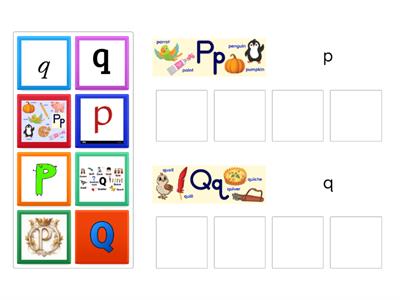  p or q  (dyslexic learners)