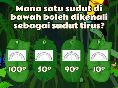 Kenal Sudut: Sudut Tirus / Sudut Tegak / Sudut Cakah