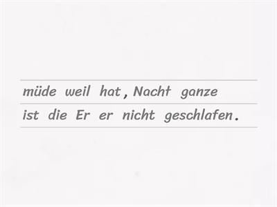 "Weil"  Schritte 3, L 1.