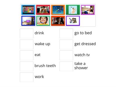 Daily Routine Verbs 