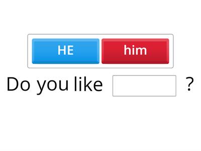 A2 Subject & Object Pronoun