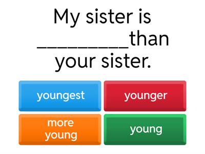 Degree of comparison