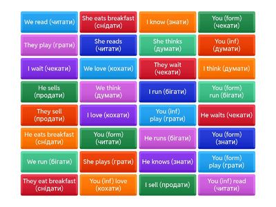 1st Group Conjugation Practice (1)