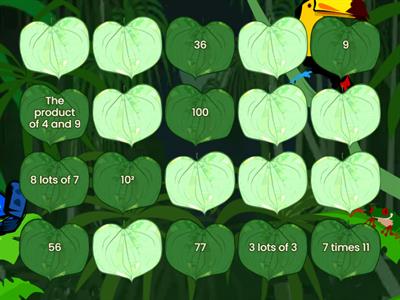 Matching pairs - times tables