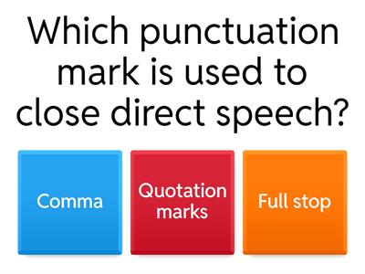 SPEECH MARK RULES