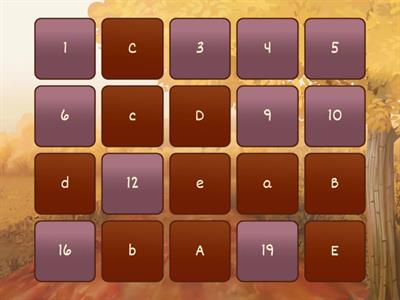 Alphabet 小文字 ・大文字