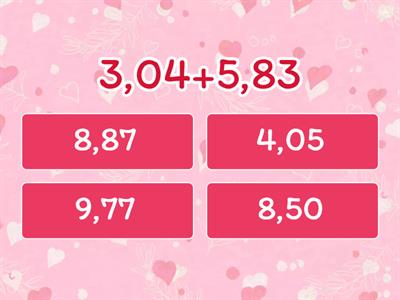 Πρόσθεση-Αφαίρεση δεκαδικών αριθμών