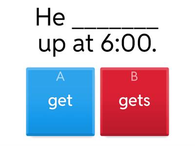 Present Simple, questions/negative 3rd person