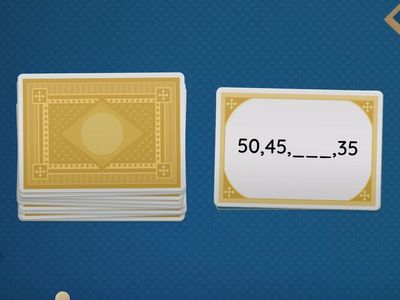 counting by 5s backwards