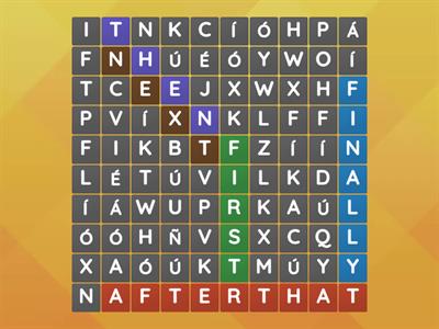 Inglés 6º - Conectores