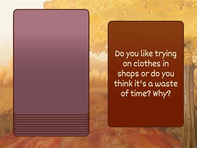 Shopping Phrasal Verbs - Speaking Conversation