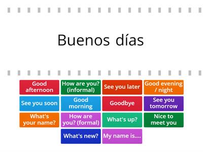 Vocabulario: Greetings and farewells (Capítulo 1, Exploraciones léxicas 1)