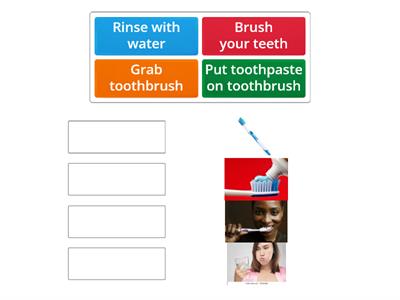 Brush your teeth sequence