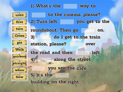 Giving and asking for directions