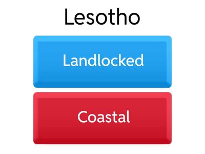 Landlocked or Coastal?