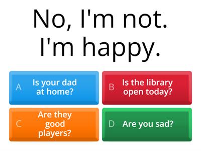  QUESTIONS AND ANSWERS - TO BE - PRESENT SIMPLE