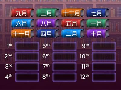 Months of the year in Chinese