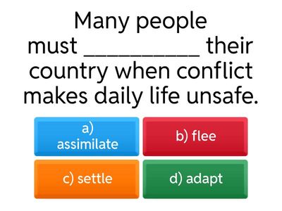 Immigration Verb Test (B2+)