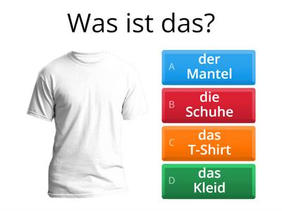 Quiz Kleidung