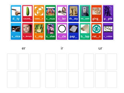 Wilson Sort 8.3 (er, ir, ur)