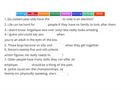 Speakout Upper-intermediate. B2. Unit 6.1 Vocabulary