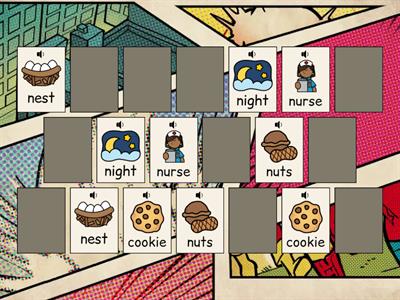 "C" and "N" beginning sound