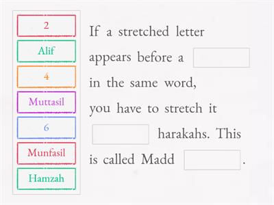 UNIT 20 Madd Definitions