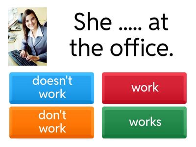 Present Simple Affirmative and Negative