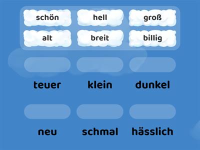 A1.1 - L4 B Die Gegenteile der Adjektiven